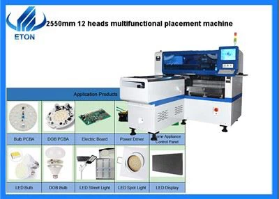 Mesin Penempatan Pelbagai Fungsi 2550mm 12 Kepala