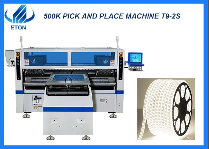 1000m LED Strip Machine 500K CPH ETON High Speed SMT Line Solution factory